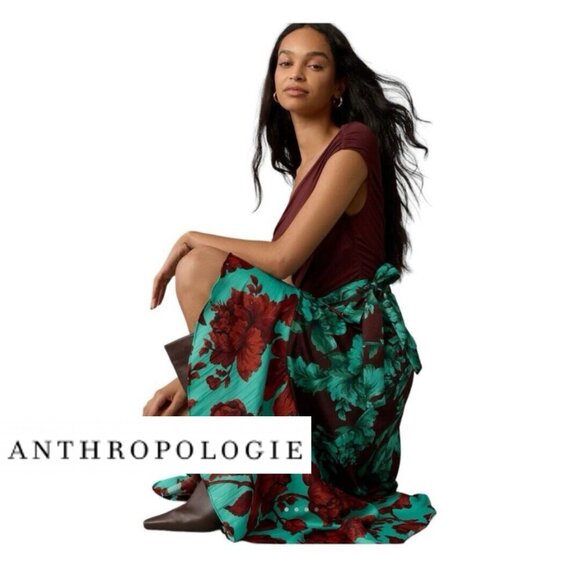 Maeve Tilda Maxi Wrap Skirt - NWT - XL - Picture 1 of 5